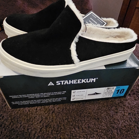 Staheekum Leather/Suede Women’s Cozy Camp Mule size 10 - Picture 5 of 8